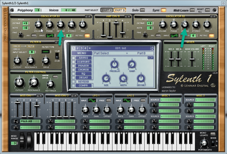 How to make a rising synth sound with sylent1